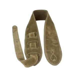 LG Straps Comfy Suede Bootlace Beige Gitaarband Favoriet