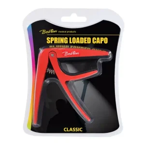 Boston springloaded capo klassiek, rood Rechtstreeks Van De Fabrikant