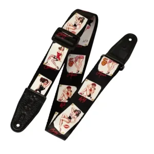 Levy's Pin-up - 2 Inch Polyester Gitaarband Exclusieve Aanbieding