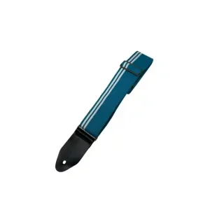 LG Straps F1 Racing Stripes Gitaarband Teal & White Rechtstreeks Van De Fabrikant