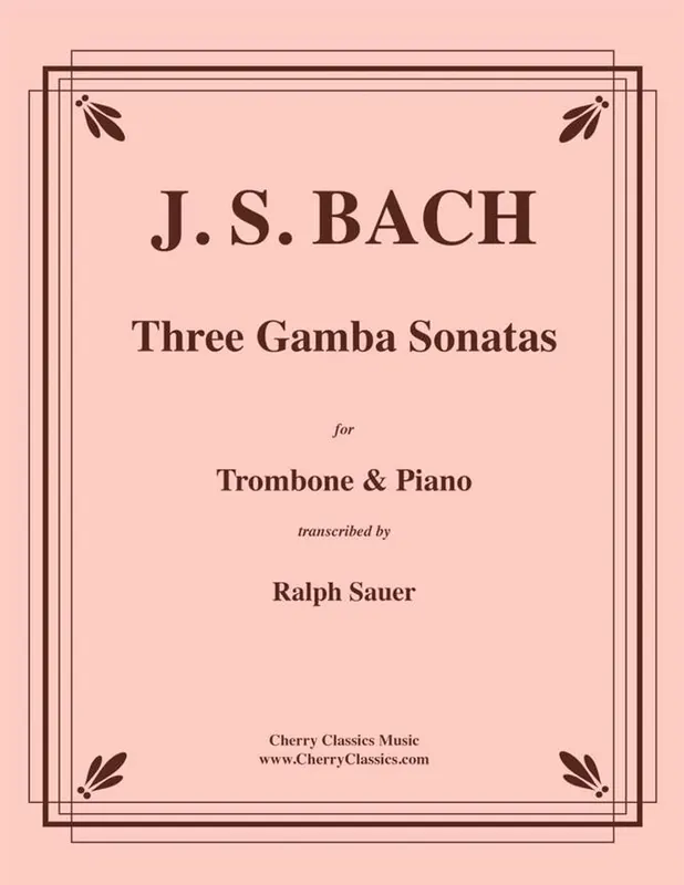 Uitverkoop Three Gamba Sonatas fuer Trombone & Piano