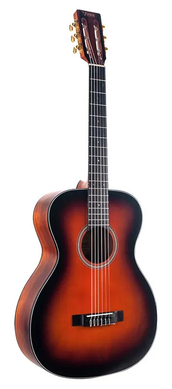 Valencia VA434CSB nylon snarige auditorium gitaar Dagaanbieding