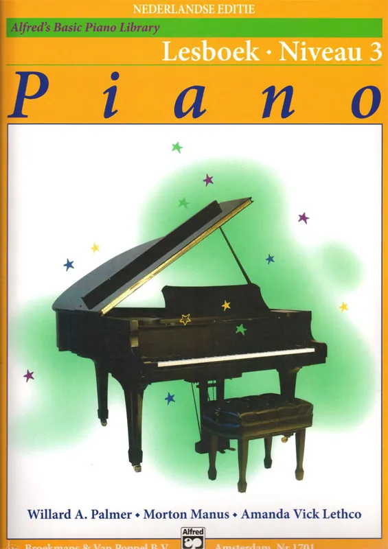 Alfred's Basic Piano Library Lesboek Niveau 3 Beste Prijs