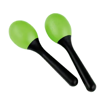 Koop Online Maracas Nino plastic egg gras groen