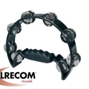Beatring tambourine Zwart Uitverkoop