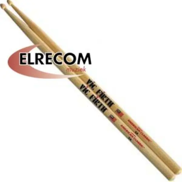 Koop Online Drumsticks 5A Vic Firth wood tip