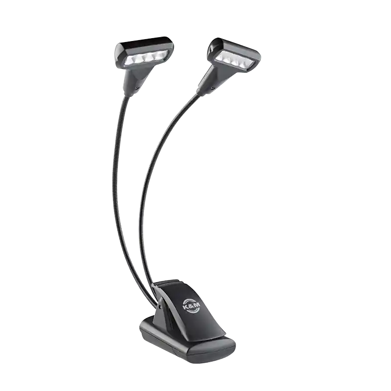 Koop Vandaag Lessenaarlampje K&M 12259 rechargeable zwart