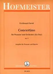 Weekendaanbieding David: Concertino Fur Posaune und Orchestra In E Flat Op. 4