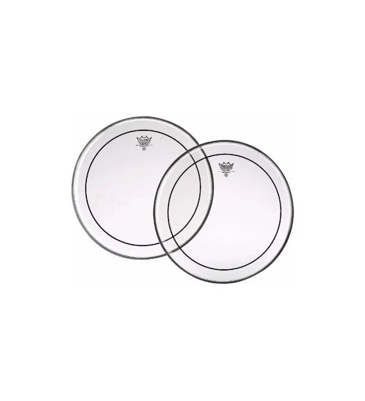 Laatste Kans Remo Pinstripe Transparant Tom/Snarevel 14"