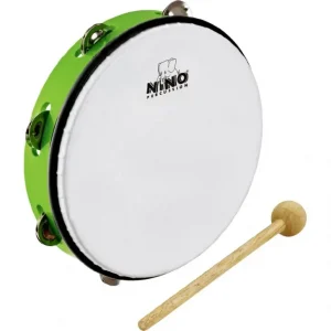 Gratis Retour Nino Percussion NINO51GG 8" ABS tambourijn met vel Groen
