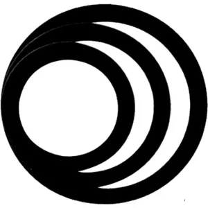 Finale Uitverkoop Remo 5" / 7" / 9" DynamO-ring set , zwart