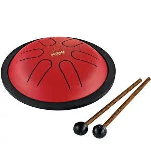 Uitverkoop Nino Percussion NINO980R Mini Steel Tongue Drum Rood