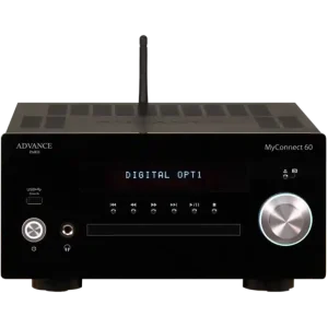 Advance Paris MyConnect-60 All-In-One Streaming CD/Receiver/Versterker, Zwart Laatste Versie