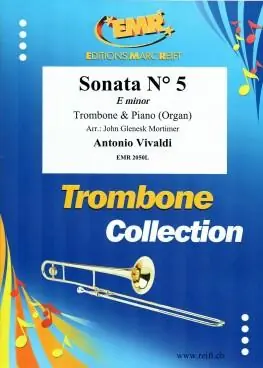 Vivaldi: Sonata Nr. 5 in E minor (Trombone) Exclusieve Aanbieding