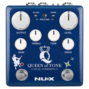 Weekendaanbieding NUX NDO-6 analoog dubbel-effectpedaal overdrive QUEEN OF TONE