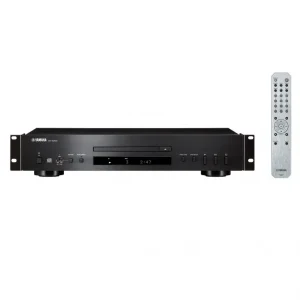 Yamaha CD-S303 Rack Mount CD Speler incl. Afstandsbediening, Zwart Weekendaanbieding