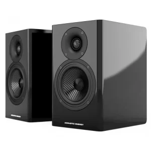 Acoustic Energy AE-500 Boekenplank Luidspreker, Prijs per Stuk, Hoogglans Zwart Gecertificeerd