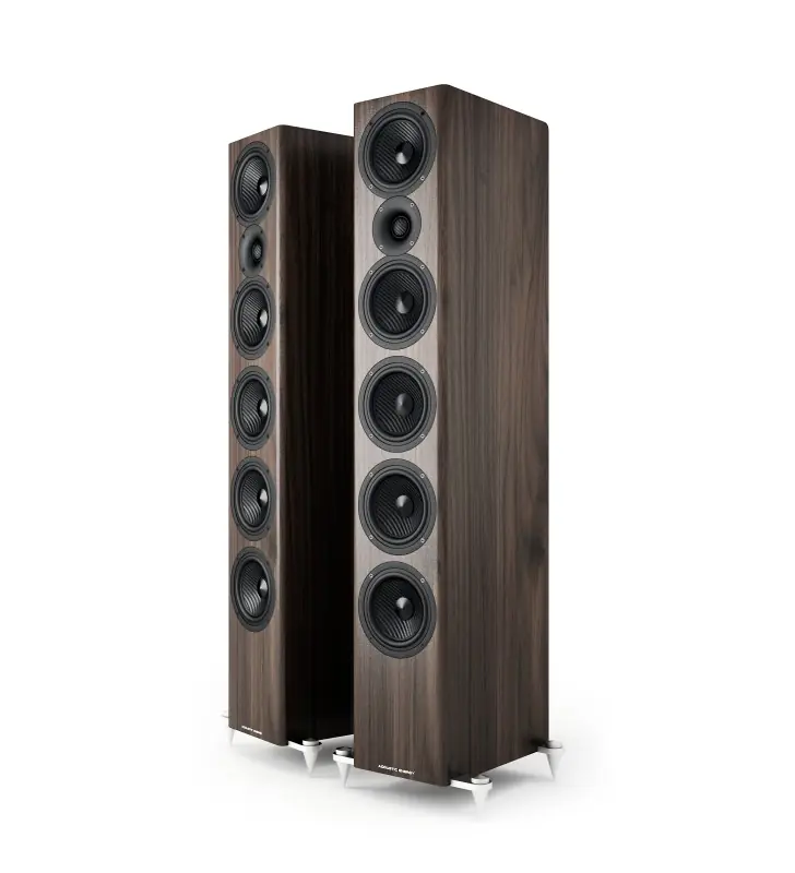 Acoustic Energy AE-520 Vloerstaande Luidspreker, Prijs per Stuk, Amerikaans Walnoot Finale Uitverkoop