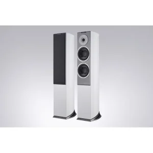 Weekendaanbieding Audiovector R-3 Signature Vloerstaande Speaker Set, White Silk
