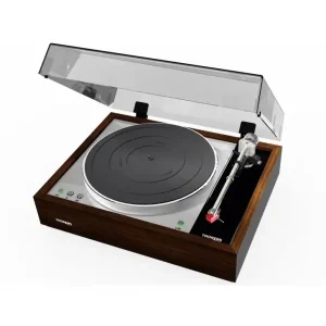 Actieprijs Thorens TD-1601 TAS Draaitafel Incl. TAS-1600 MC Element, Hoogglans Walnoot