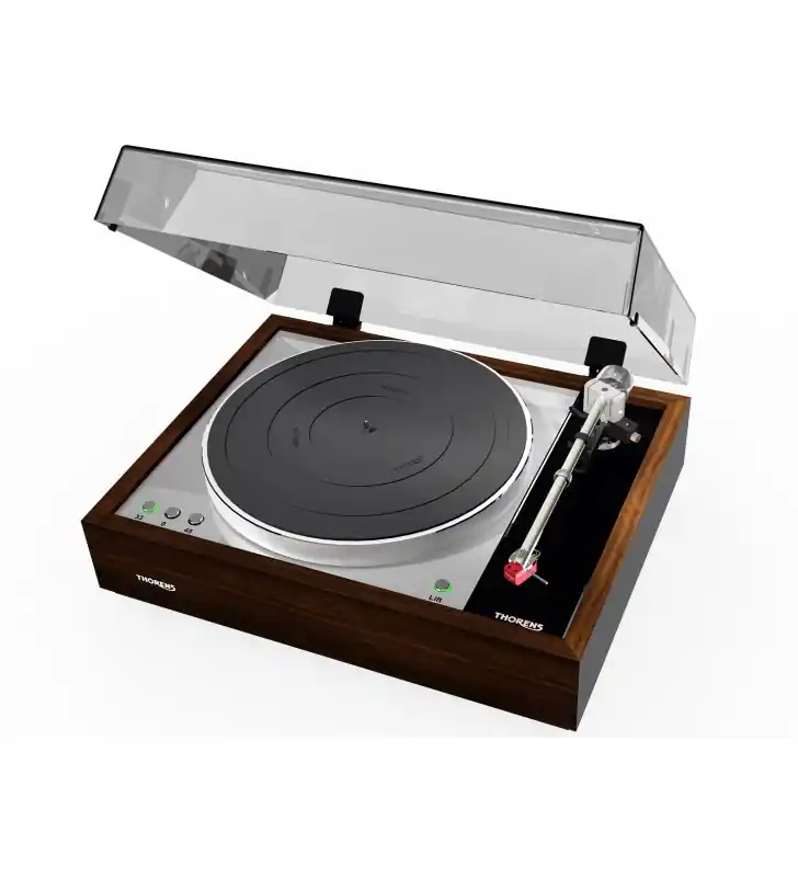 Actieprijs Thorens TD-1601 TAS Draaitafel Incl. TAS-1600 MC Element, Hoogglans Walnoot
