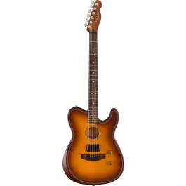 Bestel Nu Fender Acoustasonic Standard Telecaster, Honey Burst RW