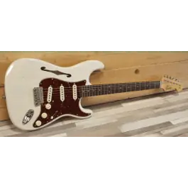 Snelle Levering Fender Custom Shop Postmodern Thinline Strat Journeyman Relic, Aged White Blonde