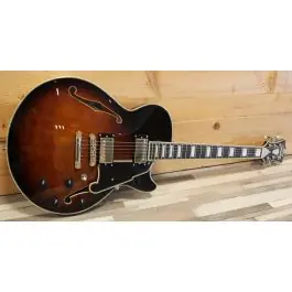 D'angelico Premier SS Brown Burst Exclusieve Aanbieding
