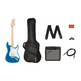 Squier Affinity Stratocaster HSS Lake Placid Blue MN Starterpack Tijdelijk Beschikbaar