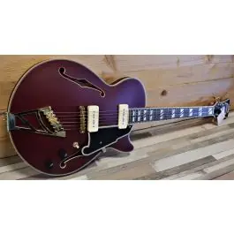 D'angelico Deluxe SS Satin Trans Wine Speciale Aanbieding