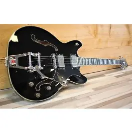 Veilige Betaling Hagstrom Tremar Viking Deluxe Black Gloss