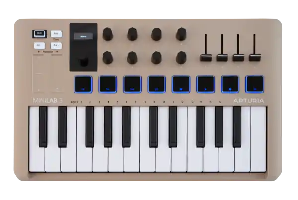 Koop Online Arturia MiniLab 3 Champagne Edition