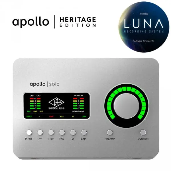 Universal audio Apollo Solo Heritage Edition Beperkte Voorraad