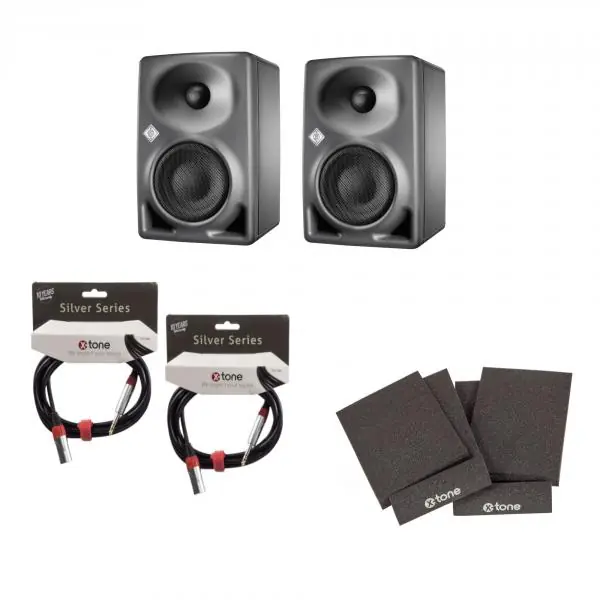 Neumann Paire KH 80 + Paire cables SilverXLR Jack (1.5m) + paire mousses moniteurs XI 7000 - per stuk Koop Online