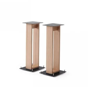 NorStone Design ALVÄ Plus Speakerstandaard Set, Light Oak Dagaanbieding