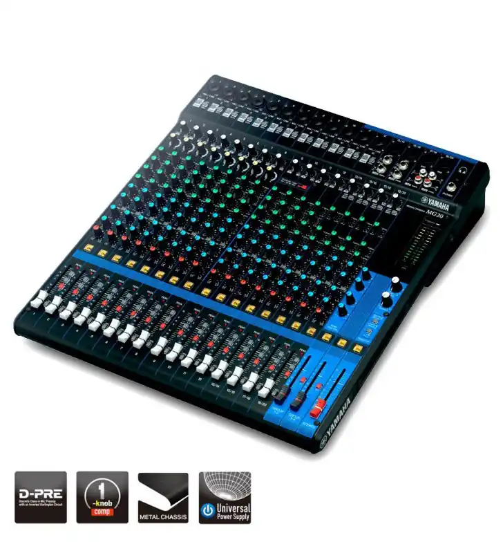 Yamaha MG-20 20 Kanalen Mengtafel Populair