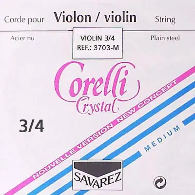 Corelli CO-3703-M vioolsnaar D-3 3/4 Fabrieksprijs