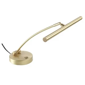 Express Levering Jahn L4032-LED Piano Lamp Model Rondo, Mat Messing