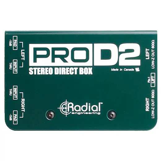 Radial ProD2 Stereo Direct Box Express Levering
