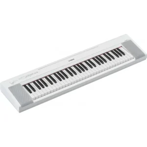 Yamaha "Piaggero" NP-15WH Pianostijl Keyboard, 61 Toetsen, Wit Flitsaanbieding