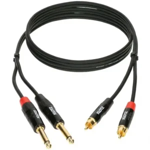 Snelle Levering Klotz KT-CJ300 MiniLINK PRO Stereo Twin Kabel 2 x RCA/2 X Jack, 3.00 Meter