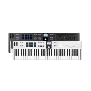 Arturia KeyLab Essential-61 MK3 USB/MIDI Controller, Wit, 61 Toetsen Gereduceerde Prijs