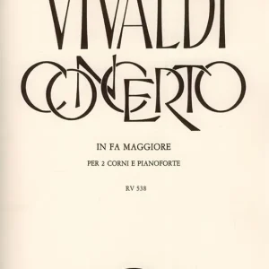 Actieprijs Vivaldi: Concerto in fa maggiore