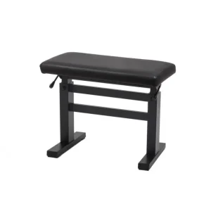 Seizoensaanbieding Jahn B8-2010 Hydraulische Lift Pianobank, Mat Zwart, Zwart Skai