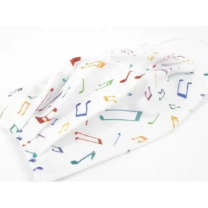 Actieprijs Agifty mondkapje gekleurde noten op wit 19