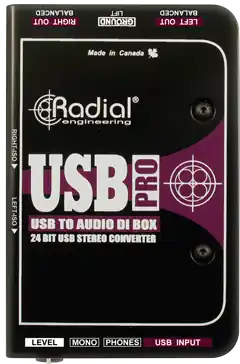 Gecertificeerd Radial USB-Pro