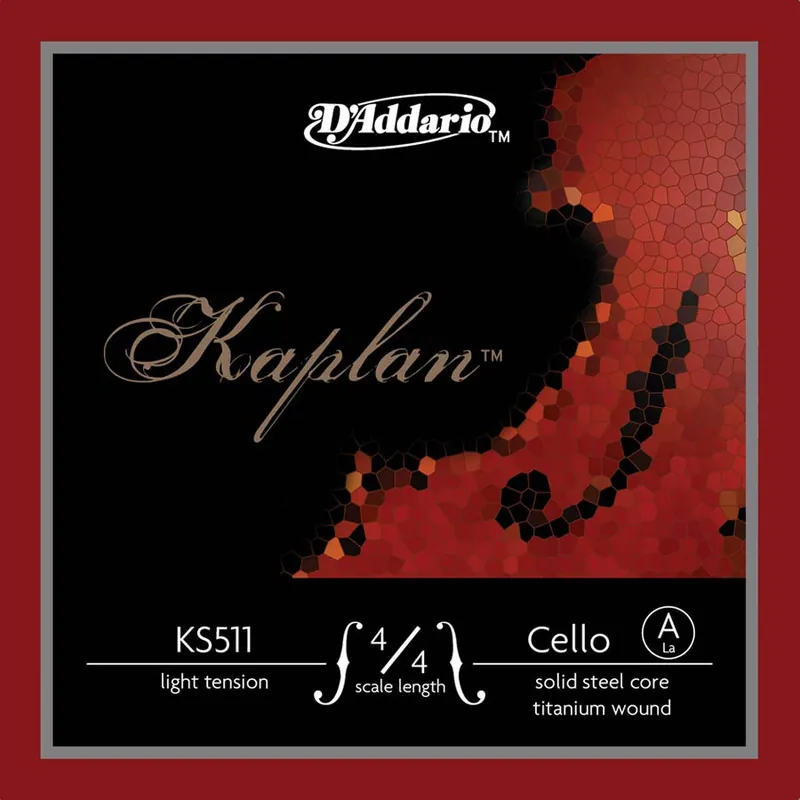 Gratis Retour D'Addario KS511-44L cello snaar A-1