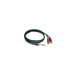 Snelle Levering Klotz AY3-0300 1x Jack Plug Stereo/2x RCA Cinch 3.0 Meter