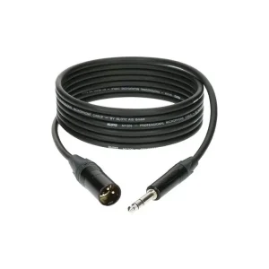 Alleen Vandaag Klotz M1MS1B0300 - Gebalanceerde Line/Microfoon Kabel XLR Male/ Stereo Jack, 3.0 Meter