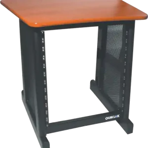 Direct Beschikbaar Quiklok 12U rack stand - cherry